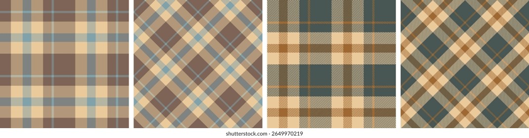 Definir sem costura xadrez padrão tartan cheque para saia, toalha de mesa, cobertor, capa de edredão, ou outra impressão de moda moderna.