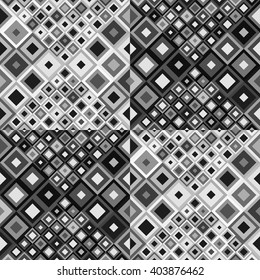 Set of seamless squared patterns.