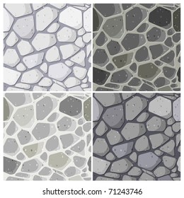 Set of seamless stonewall
