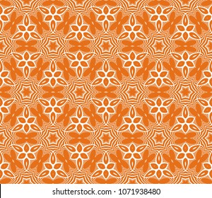 Set of Seamless texture of floral ornament. Super vector illustration. For the interior design, printing, web and textile
