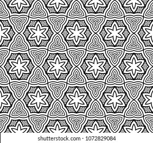Set of Seamless texture of floral ornament. Super vector illustration. For the interior design, printing, web and textile