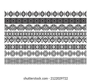 Set of seamless traditional ethnic border.

Can add for card or anything with some ethnicity feel.

Have fun with it people.
