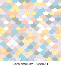 Set seamless vector backgrounds. Roof tiles. Scales. Patches. Mosaic. Geometric mottled colored pattern. Beautiful vector illustration. Sequins. Tile. Abstract texture.
