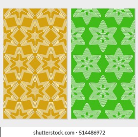 set of seamless vector pattern. floral ornament. interior decoration, wallpaper, presentation, fashion design. color