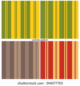 set of seamless wallpaper in a strip. vector illustration
