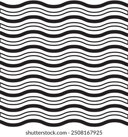 Set of seamless wavy, zigzag. Graphic design elements eps 10