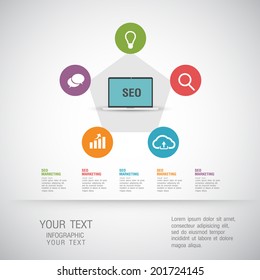 Set of SEO and Development icons