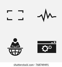 Set of seo vector   icons.