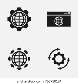 Set of seo vector   icons.