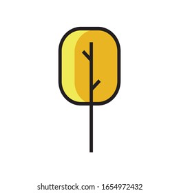 Set of Serene Tree Illustration editable Icons
