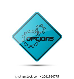 Set service icons image of tools gears parts. Symbols options tools spanner for repair. Settings service spanner pictures. Logo spare parts. Set options logo. Car wrench repair service