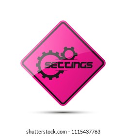 Set service icons image of tools gears parts. Symbols options tools spanner for repair. Settings service spanner pictures. Logo spare parts. Set options logo. Car wrench repair service