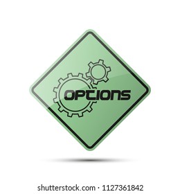 Set service icons image of tools gears parts. Symbols options tools spanner for repair. Settings service spanner pictures. Logo spare parts. Set options logo. Car wrench repair service