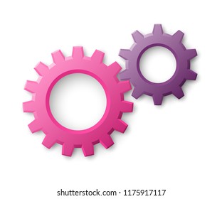 Set service icons image of tools gears parts. Symbols options tools spanner for repair. Settings service spanner pictures. Logo spare parts. Set options logo. Car wrench repair service