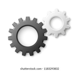 Set service icons image of tools gears parts. Symbols options tools spanner for repair. Settings service spanner pictures. Logo spare parts. Set options logo. Car wrench repair service