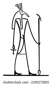Set or Seth, god of deserts, storms, disorder, violence, and foreigners in ancient Egyptian religion. In the Osiris myth, Set is portrayed as usurper who killed and mutilated his own brother, Osiris.