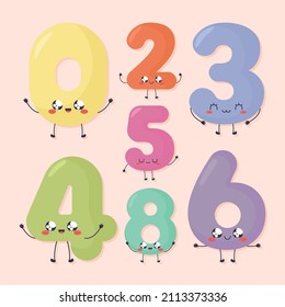 set of seven kawaii numbers