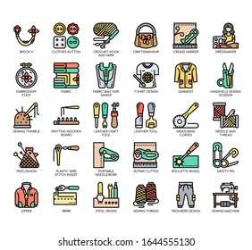 Conjunto de iconos perfectos en línea delgada y píxel para cualquier proyecto web y aplicación. 
