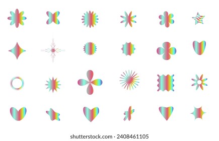 set of shapes. Vector illustration
