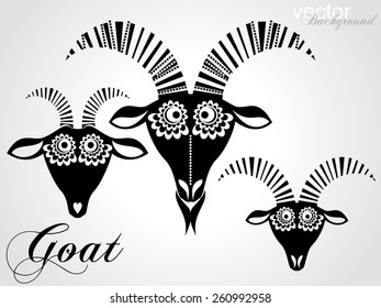 Set of sheep icon isolated on white background. illustration