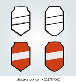 Set of shield