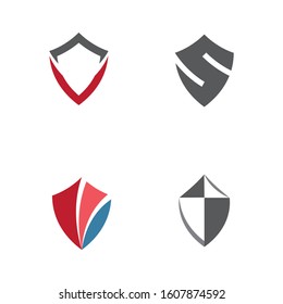 Set Shield  icon Vector Illustration design Logo template