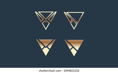 Set of Shield Logo illustration Icon Vector Template