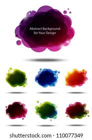 Set of shiny bubbles for Your design