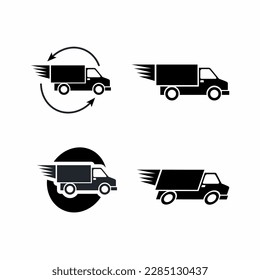 set of shipping delivery vector icon