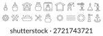 set of Shipyard vector illustration