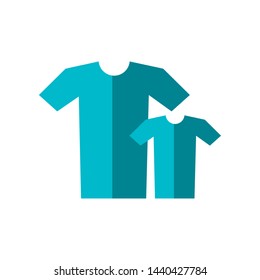 set of shirt male isolated icon