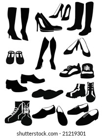 set of shoes