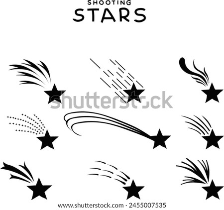 set of shooting star collection