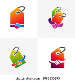 Set of Shop Deal logo vector template, Creative Deal logo design concepts