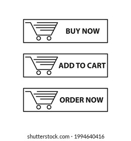 Set Of Shop Icon. Vector Illustration