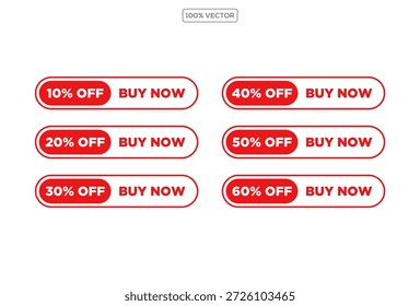Conjunto de Shop ahora. Conjunto de Botón de la tienda ahora o comprar ahora. Colección moderna para el Anuncio. Ilustración vectorial