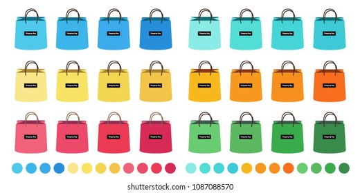 Set a Shopping Bag Design Background.