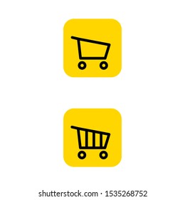 a set of shopping cart icons