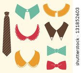 set of shopping fashion icons.vector illustration