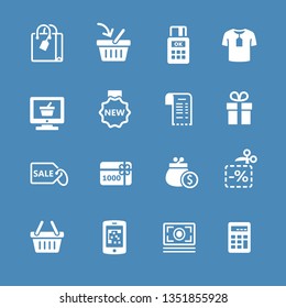 Set of shopping icons