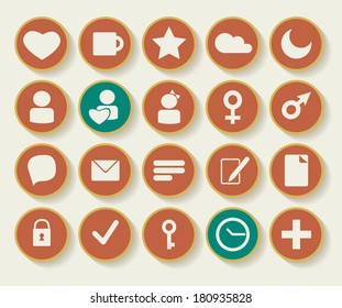 Set of shopping icons