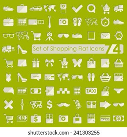 Set of shopping icons
