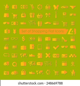 Set of shopping icons