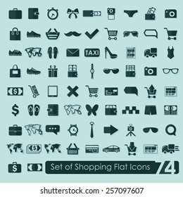 Set of shopping icons