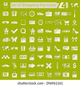 Set of shopping icons
