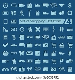 Set of shopping icons
