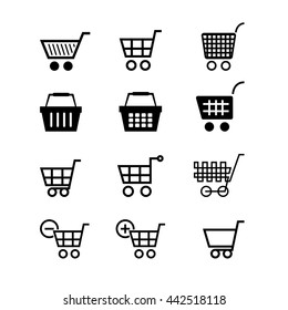 Set of shopping icons