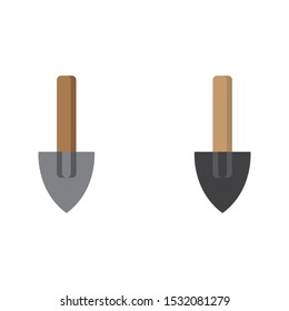 a set of shovel icons