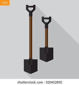 Set of shovels
