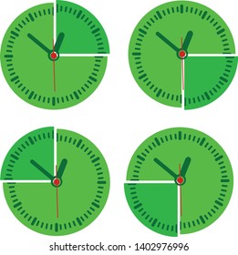 Set showing quarter and quarter pass.